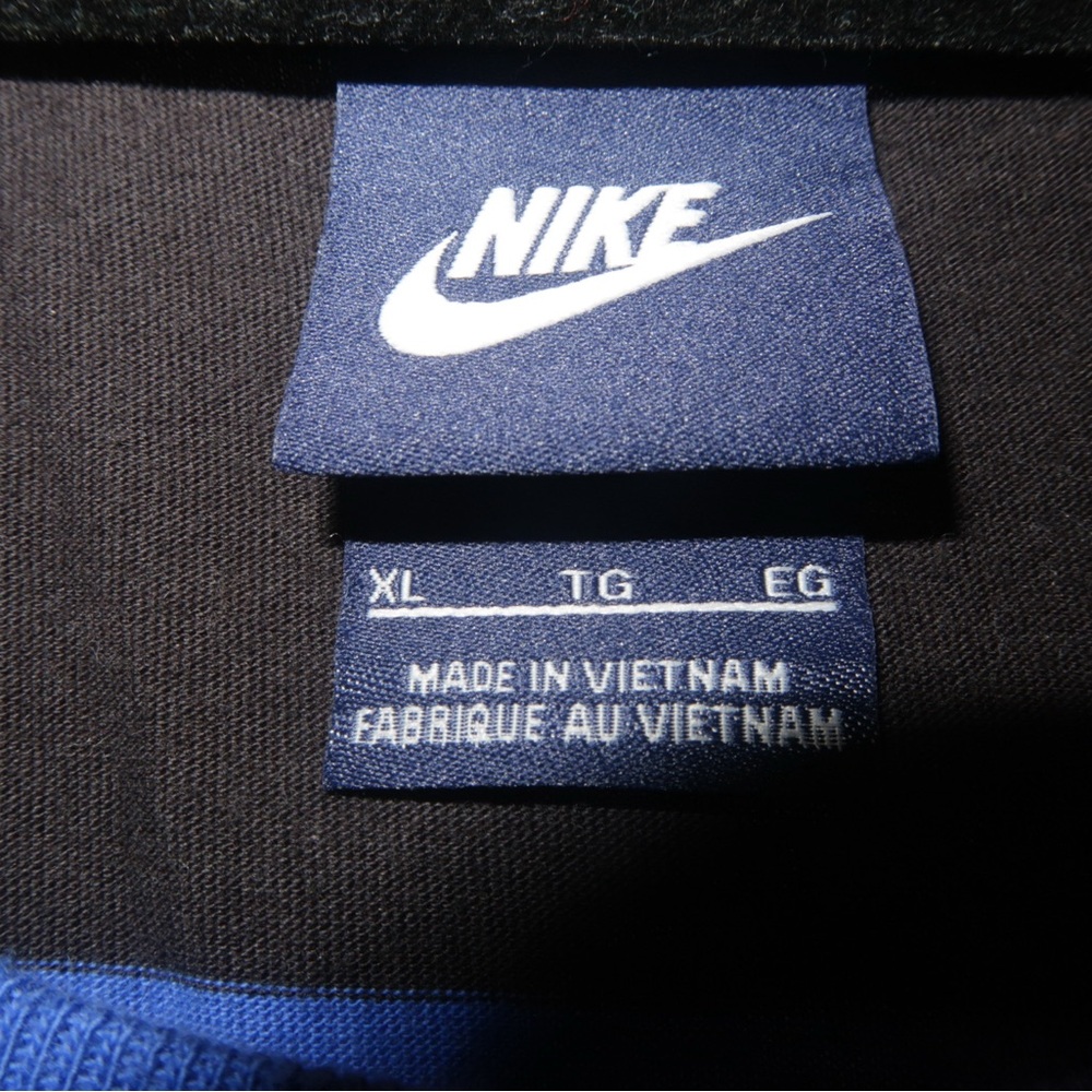 Nike Striped Blue and Black Tank Top - Picture 2 of 3